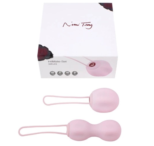 Kulki kegla - Nomi Tang Intimate Kegel Set Sakura Pink